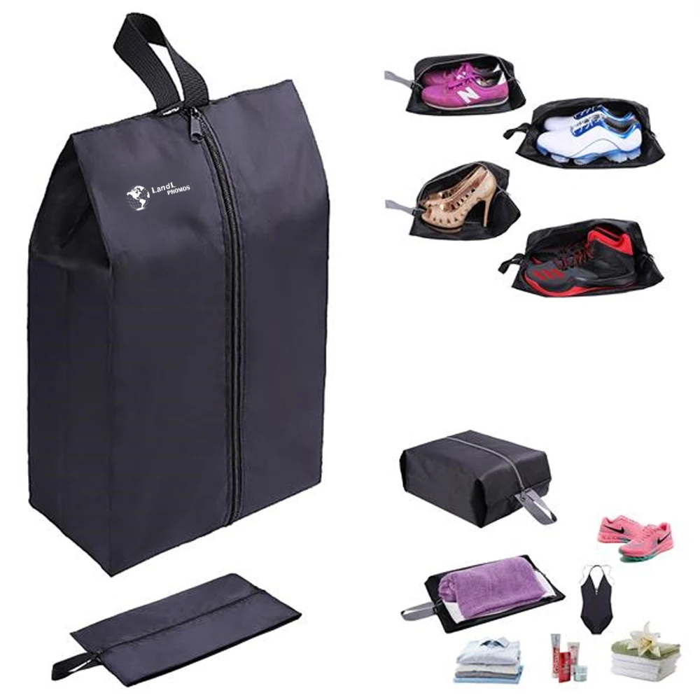 Travel Shoe Bags Waterproof Nylon with Zipper 1