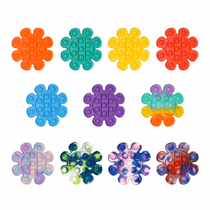 Flower Shape Silicone Fingertip Toy