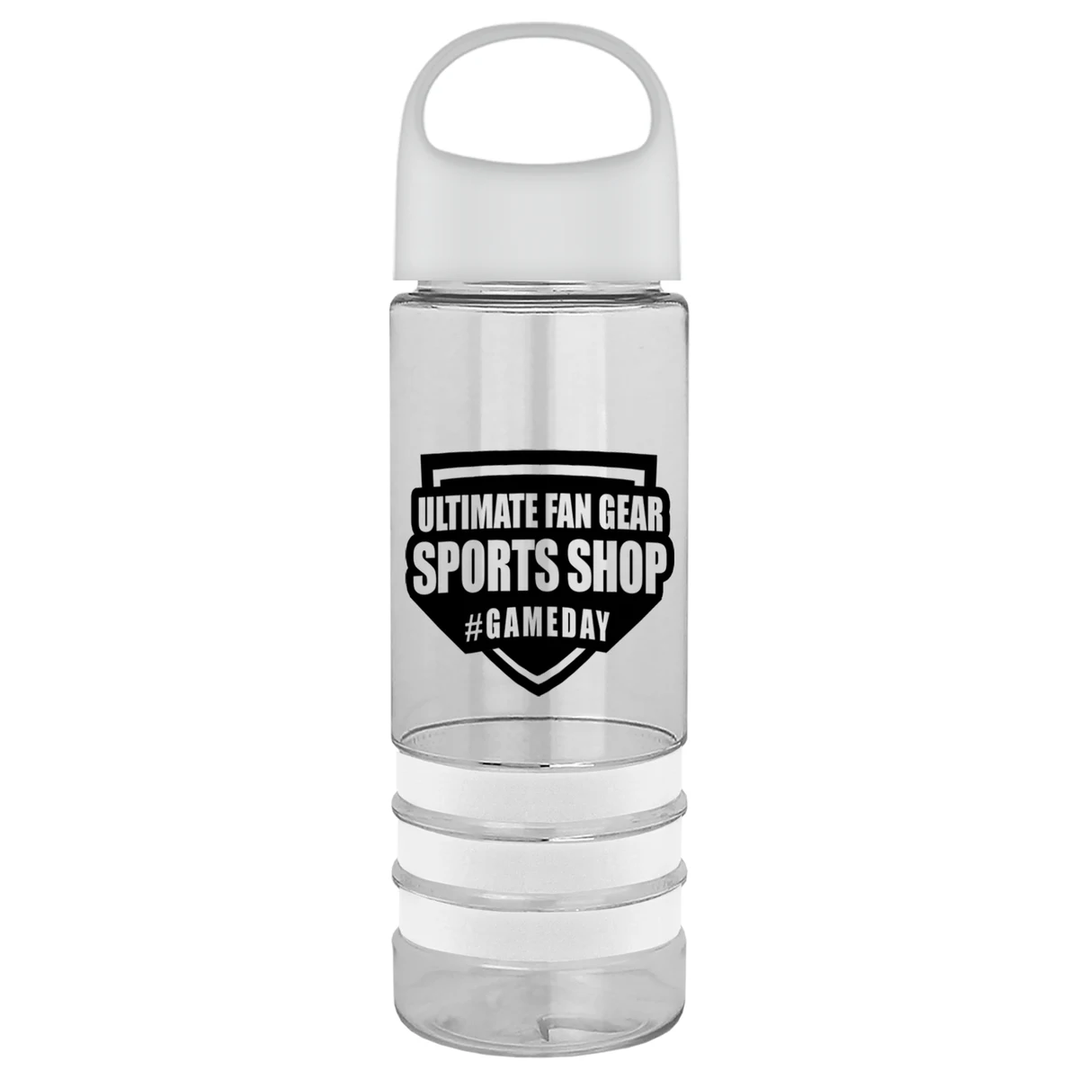 Sergeant Stripe - 24 oz. Tritan Bottle with Oval crest and Stripe Bands 1