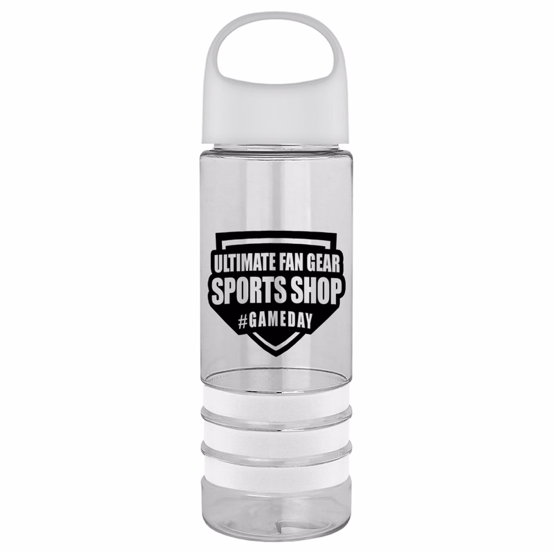 Sergeant Stripe - 24 oz. Tritan Bottle with Oval crest and Stripe Bands
