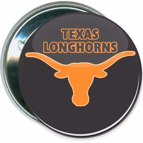 Texas University Longhorns 1, College Button