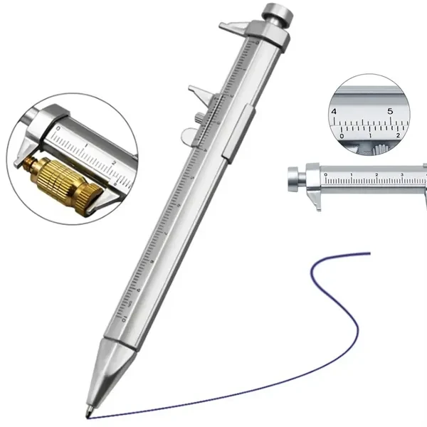 Custom 5.91 Inch Metal 6-in-1 Multi Tool Pen Ruler Screwdriver — Professional Tech 1
