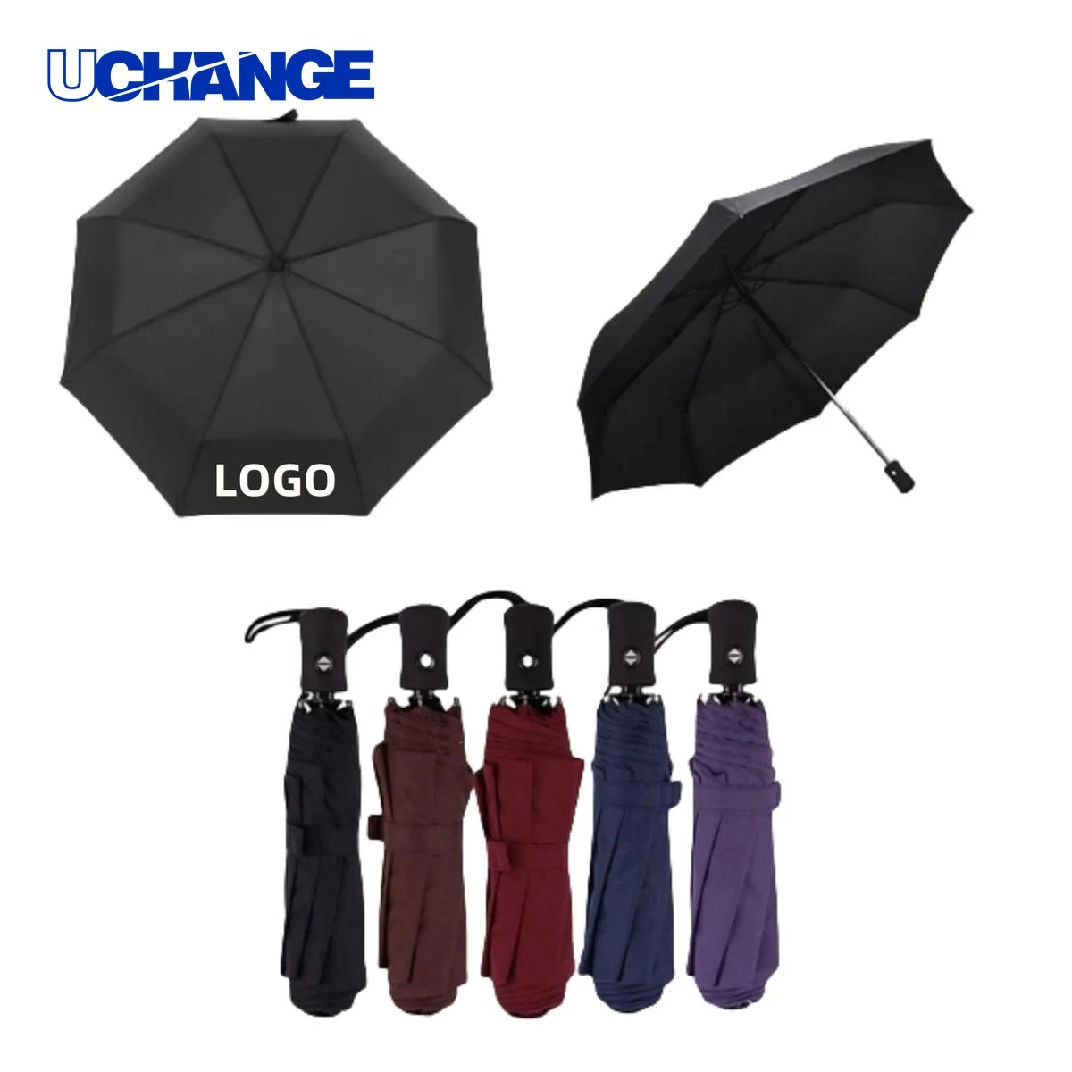 Automatic Open Close Travel Folding Umbrella 1