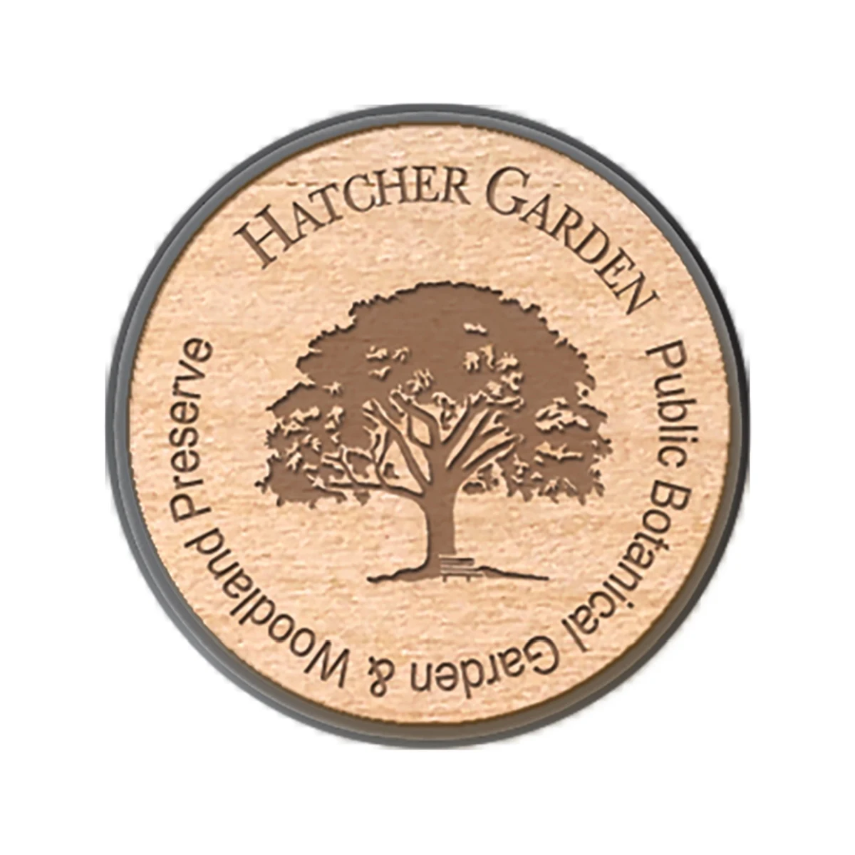 USA MADE Dimensional Lapel Pin | Wood Insert 1