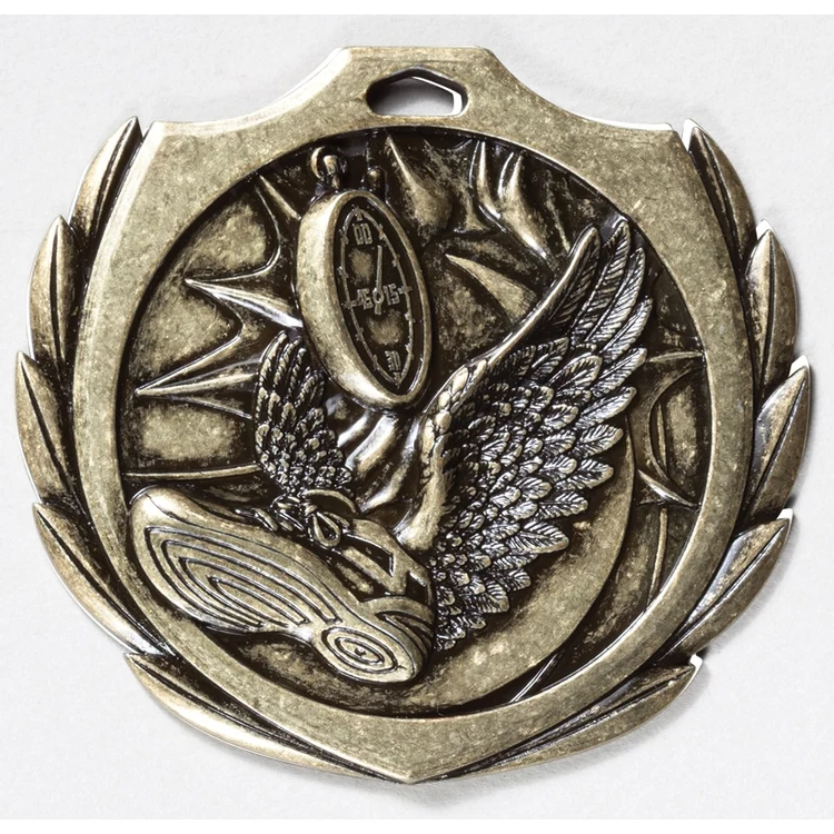 Track Burst Medal 2 1/4" 1