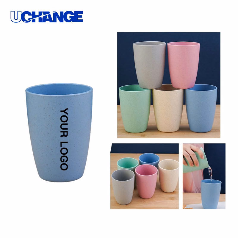 Reusable PP Cup Drinkware with Wheat Fiber