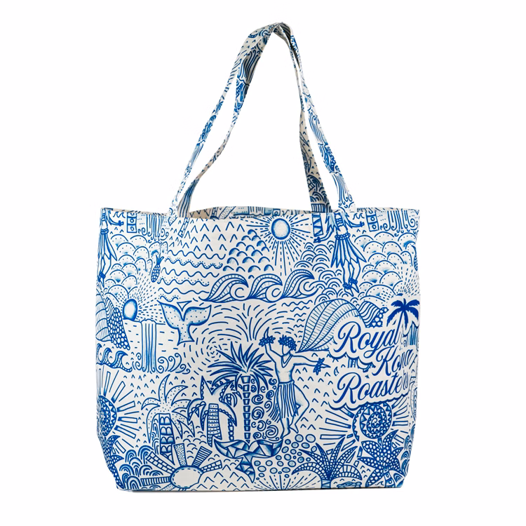 Sublimated Handles Large Bottom Gusset Tote (Ocean Freight)