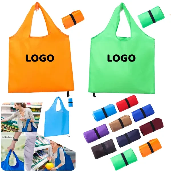 Reusable Foldable 210t Polyester Shopping Bag 1
