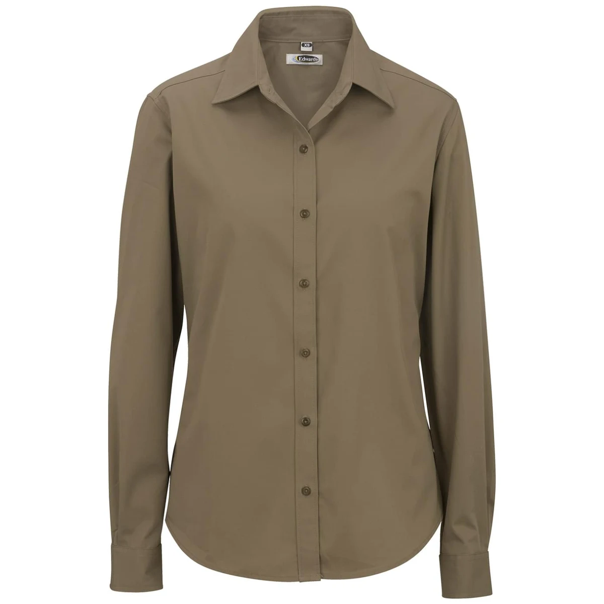 Ladies Cottonplus Long Sleeve Twill Shirt 1