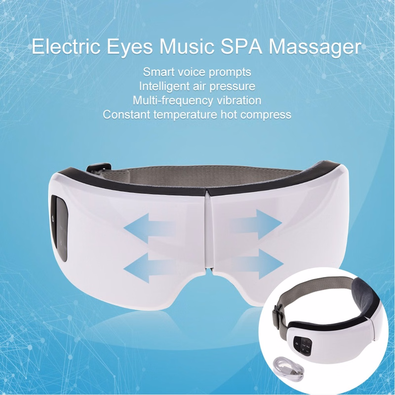 4D Electric Eye Massager With Heat Compression