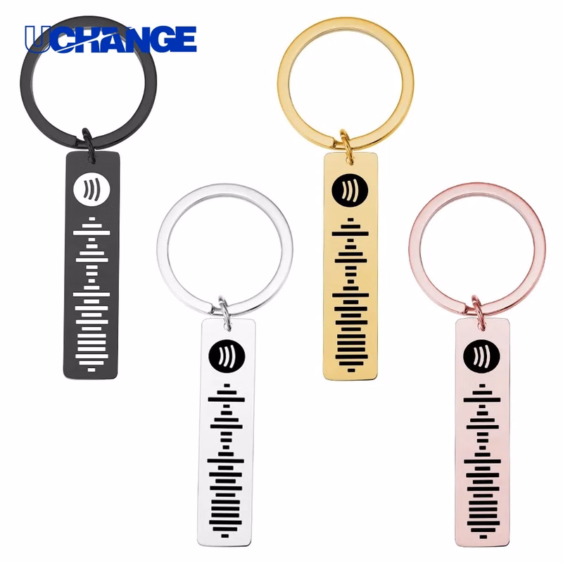 Personalized Song Code Keyring Keychain Accessory