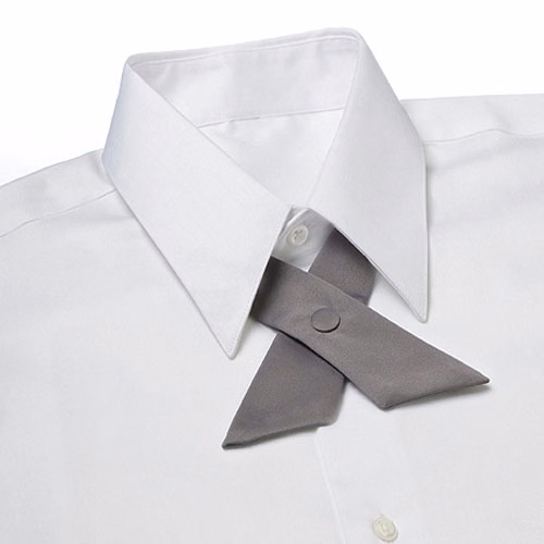 Dark Gray Crossover Tie