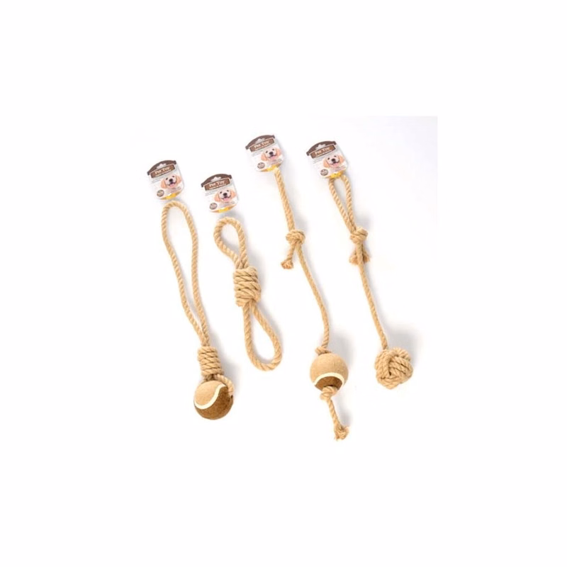 Jute Rope Dog Toys - Assorted