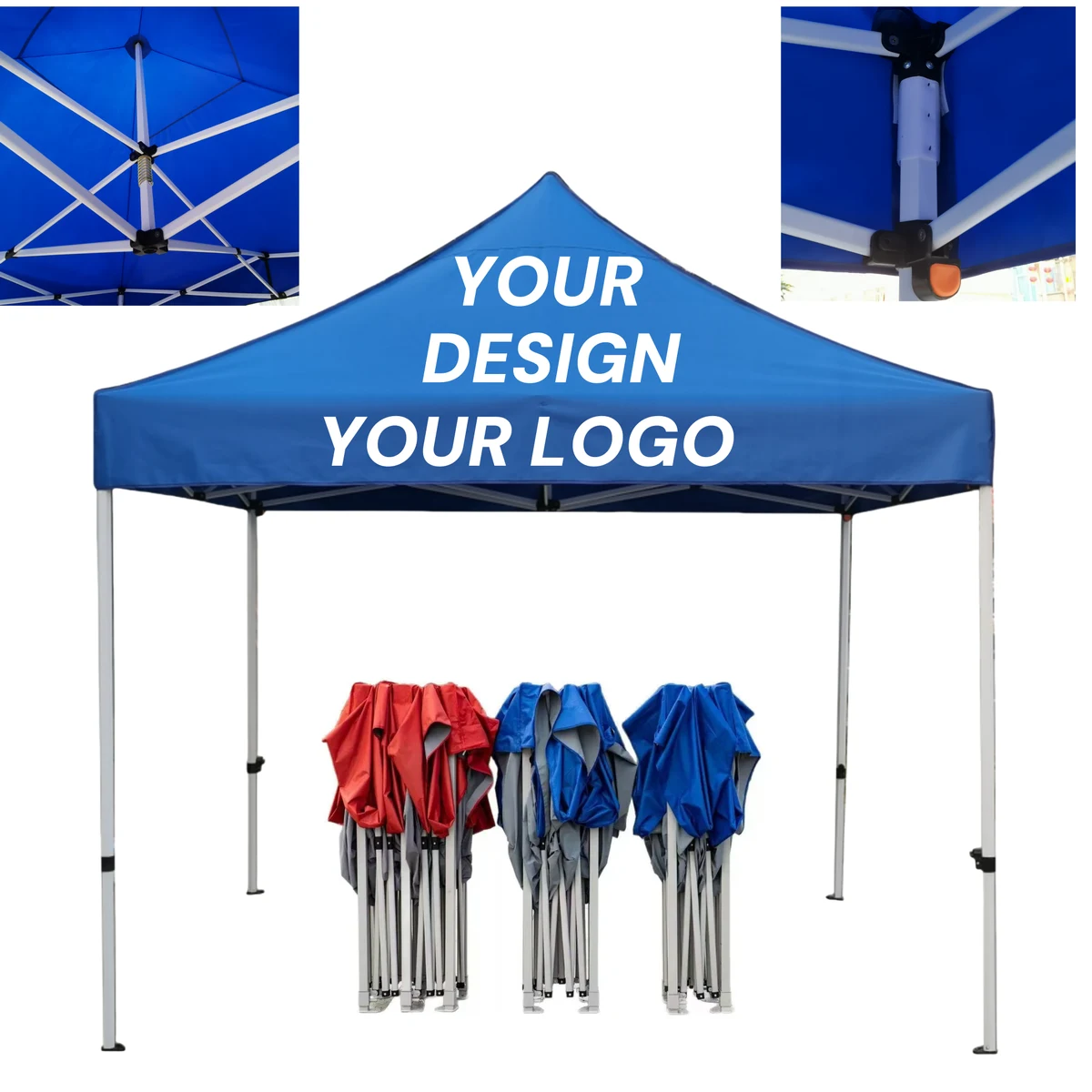 10 x 10ft Outdoor Pop Up Exhibition Tent With Canopy 1