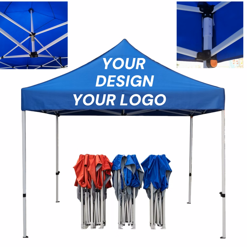 10 x 10ft Outdoor Pop Up Exhibition Tent With Canopy