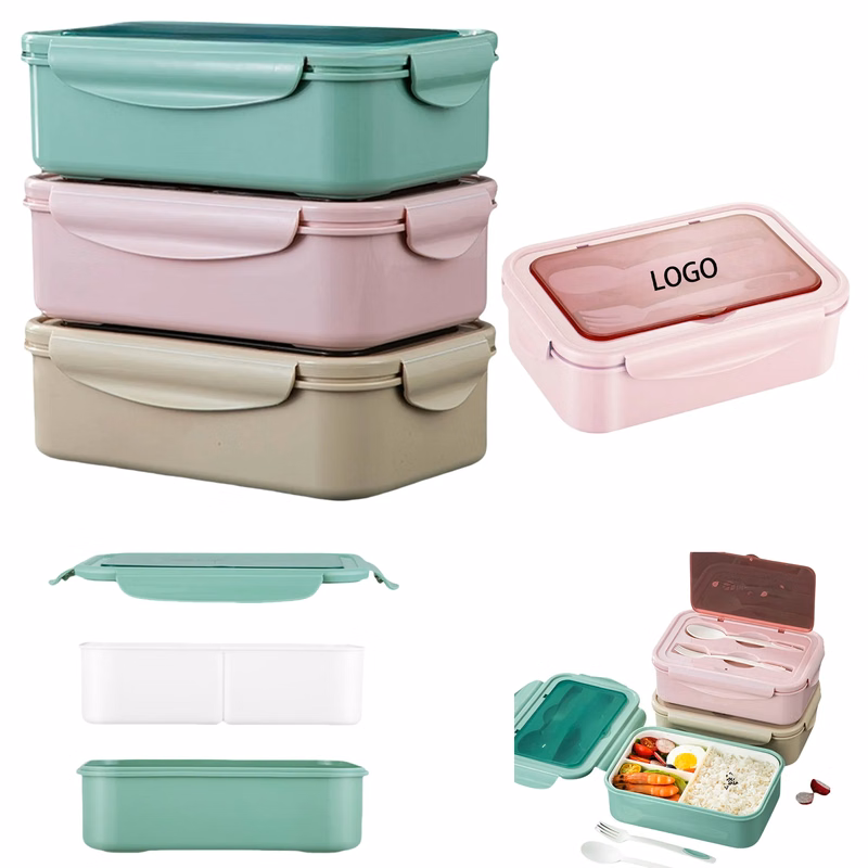 PP5 Plastic Microwave Lunch Box With Dinnerware MOQ20