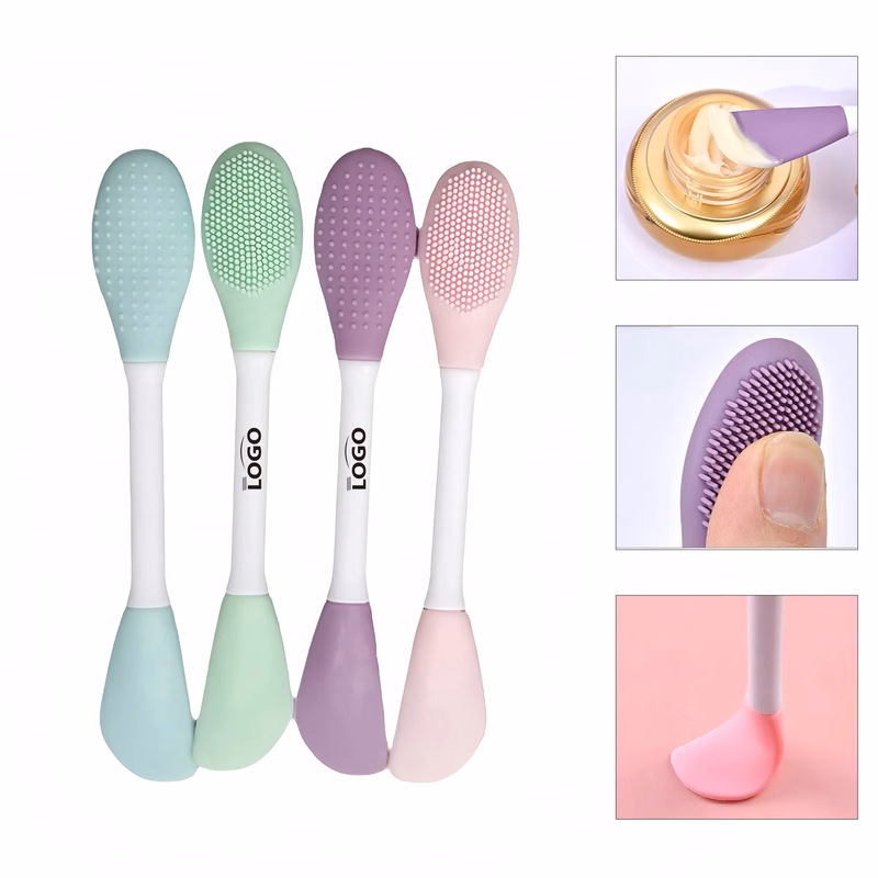 Dual-Ended Detachable Silicone Facial Brush