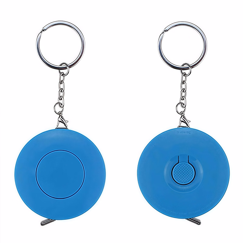 1.5m Eco-Friendly ABS Plastic Round Tape Measure with Keychain