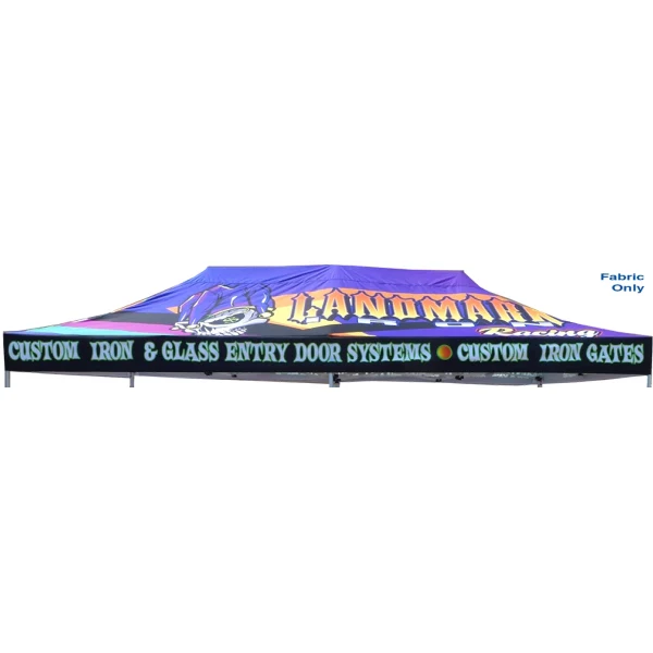 Tent Top Fabric Replacement 10x 20 Full Graphics 1