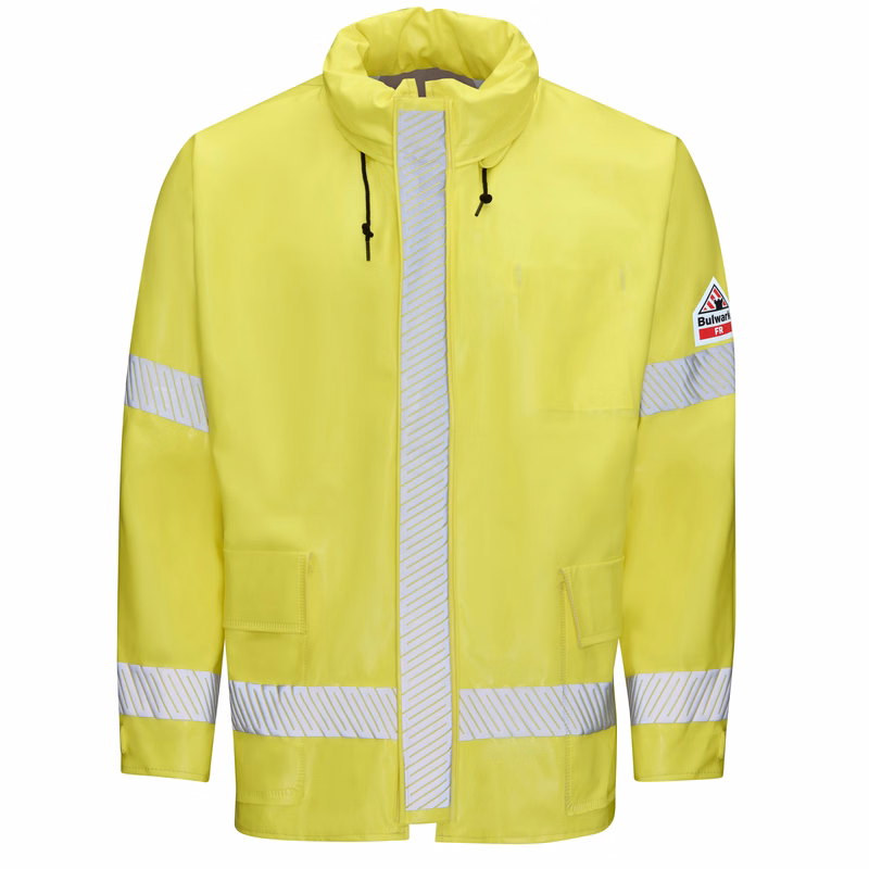 Bulwark® Men's FR Hi-Visibility Rain Jacket