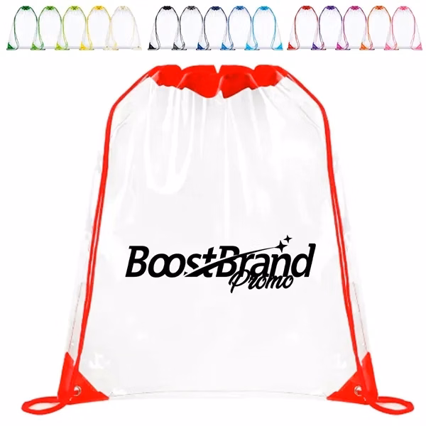 Custom Drawstring Cinch Backpack with Front Storage Pocket — Student & Athlete Gear