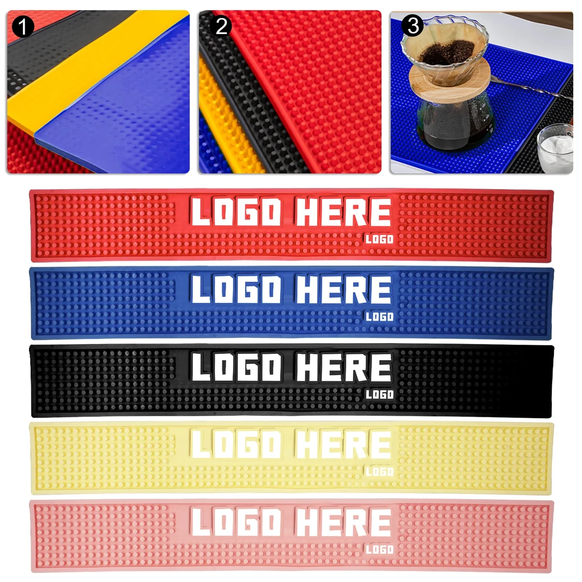 23.7 inch PVC Bar Mat 1