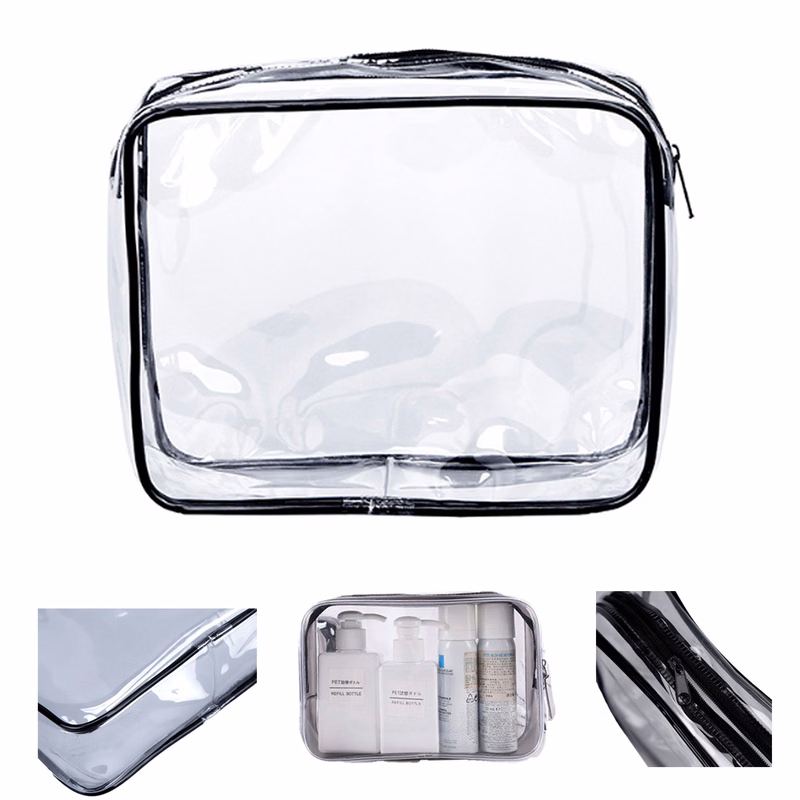 Portable WaterproofEasy Carry Toiletry Zipper Cosmetic Bag