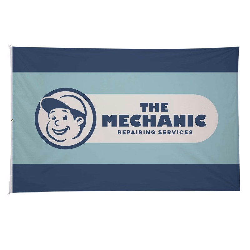 12' x 18' Nylon Flag Single-Sided