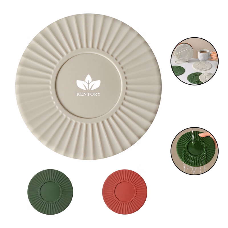 Silicone Coasters For Tabletop Protection