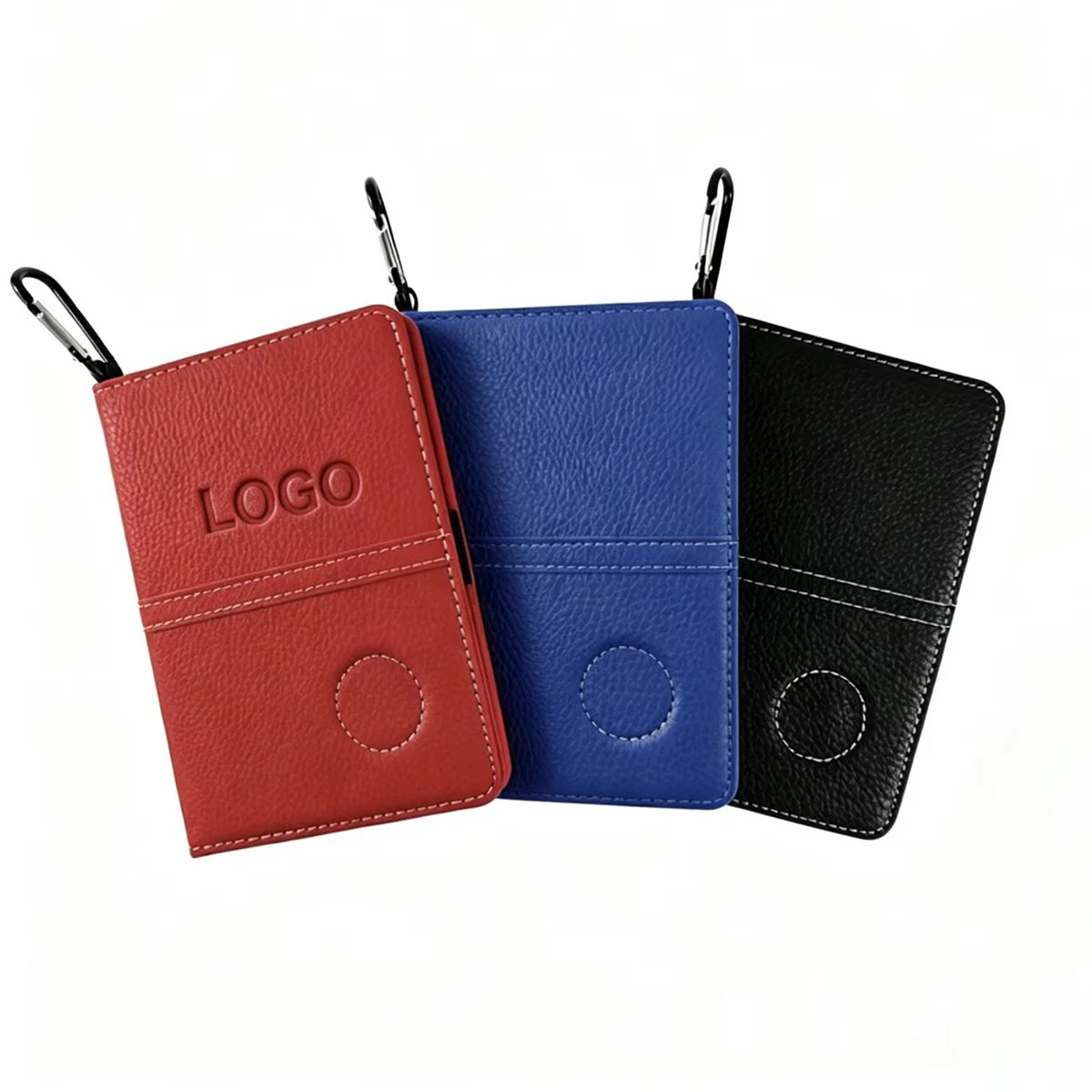 Golf Scorecard Holder With Carabiner 1