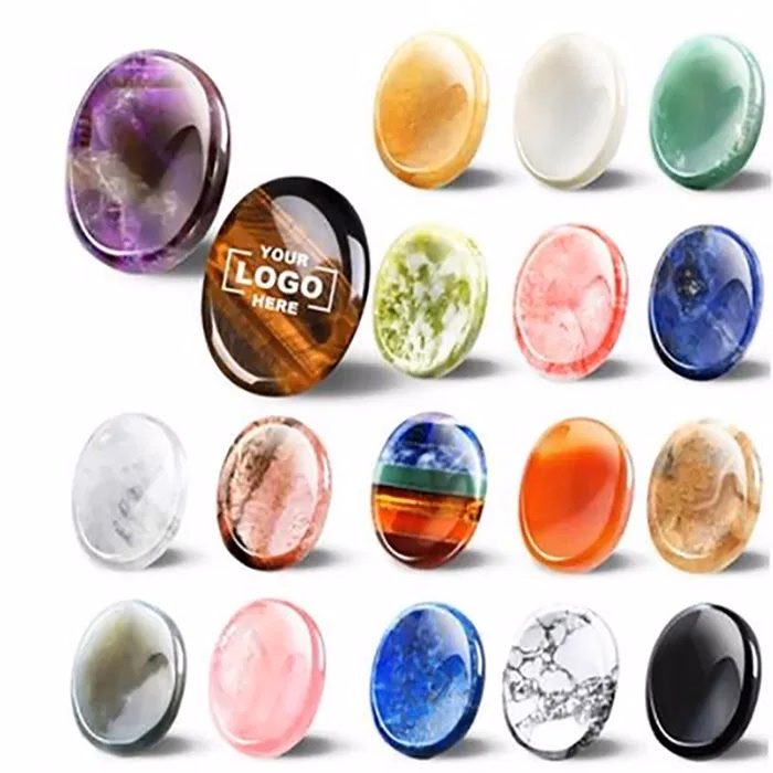 Thumb Worry Stone Crystal Anxiety Stress Relief Meditation