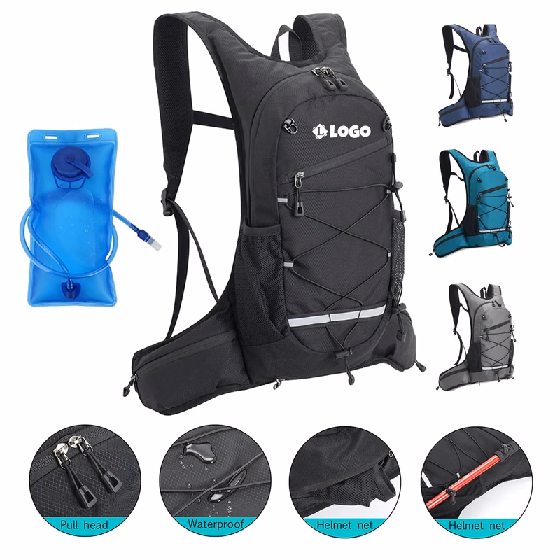 Detachable Water Bladder Hiking Backpack