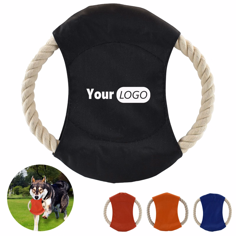 Cotton Rope Outdoor Dog Toy Flying Disc