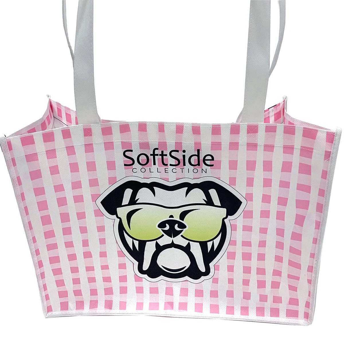 80G PET Tote Bag : 16" W x 12" H x 6" D 1