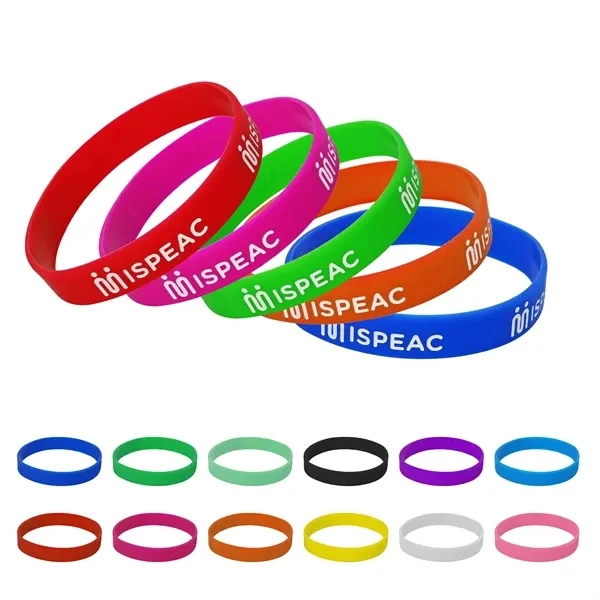 Custom 8 Inch Silicone Wristband With Full Color Logo — Team Unity & Event Giveaway 1