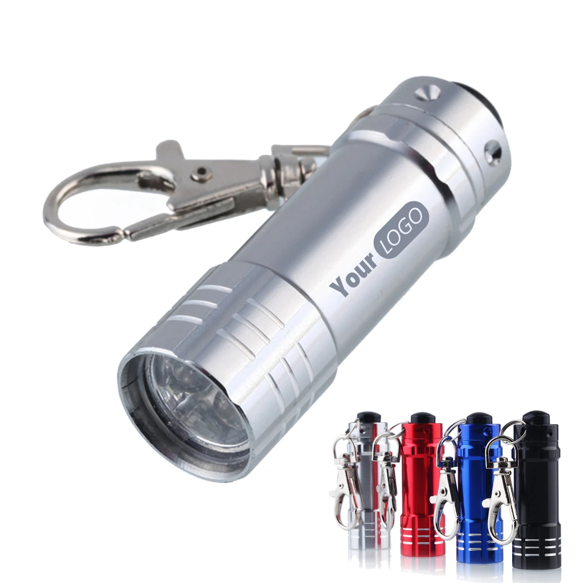 Mini LED Flashlight with Keychain Clip 1