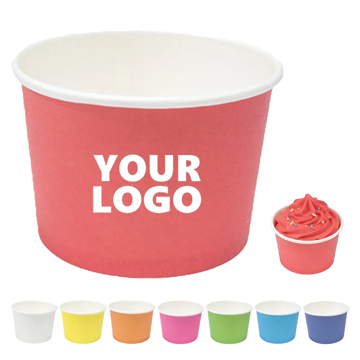 Paper Ice Cream Dessert Cup 1