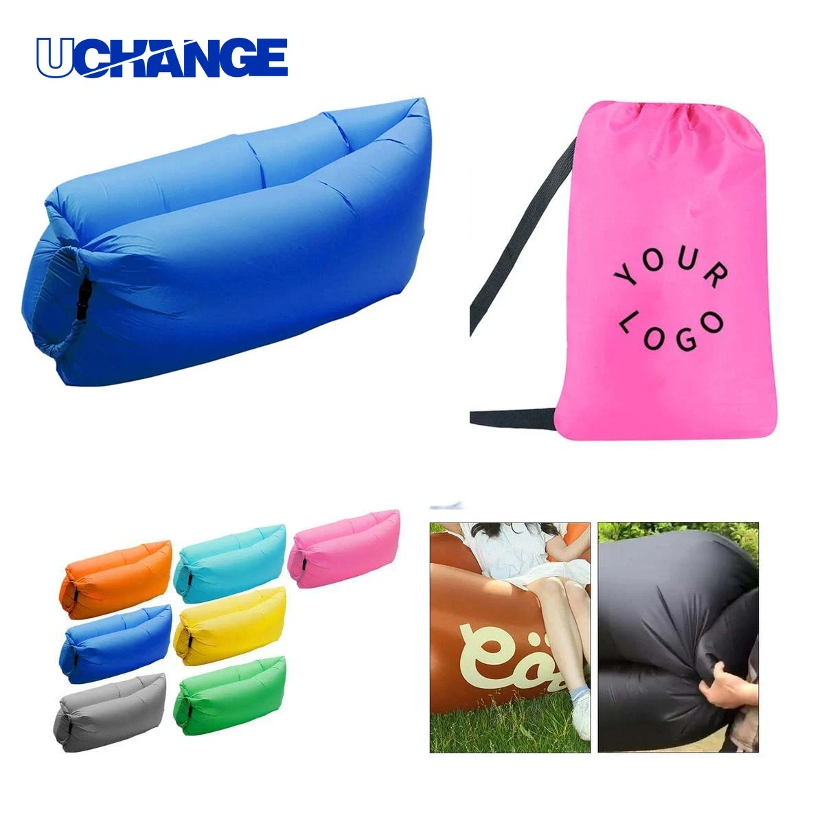 Inflatable Sofa for Outdoor Use Lightweight and Foldable 1