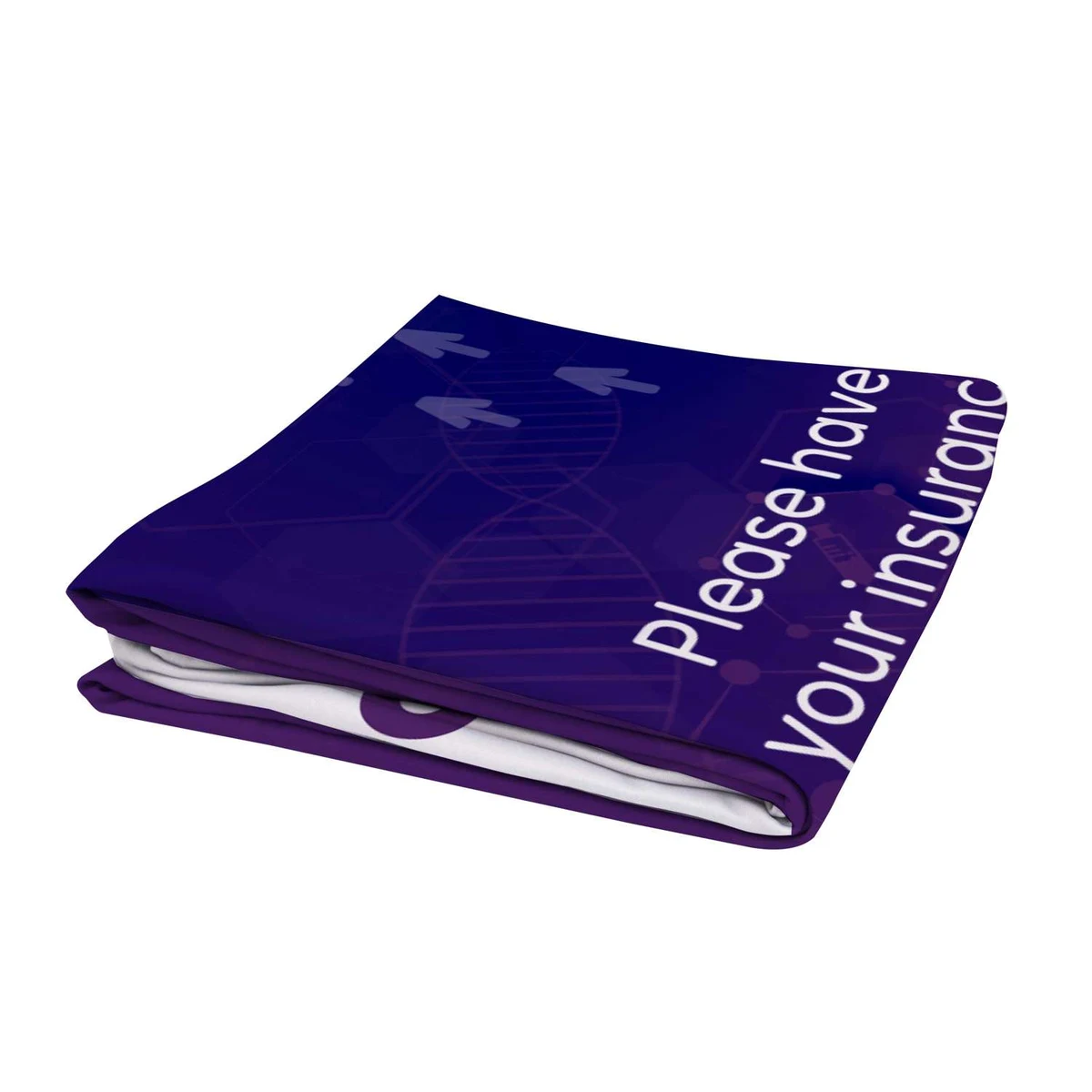 5'W x 90"H EuroFit™ Straight Wall Graphic Cover (Recycled Polyester Knit) 1