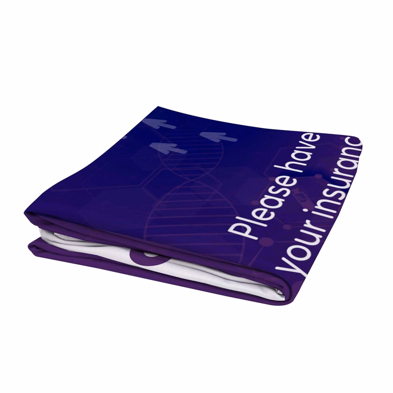 5'W x 90"H EuroFit™ Straight Wall Graphic Cover (Recycled Polyester Knit)