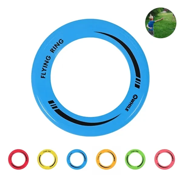 Custom 9.65" Inflatable Flying Ring Beach Game Disk — Summer Team Activity Promo 1