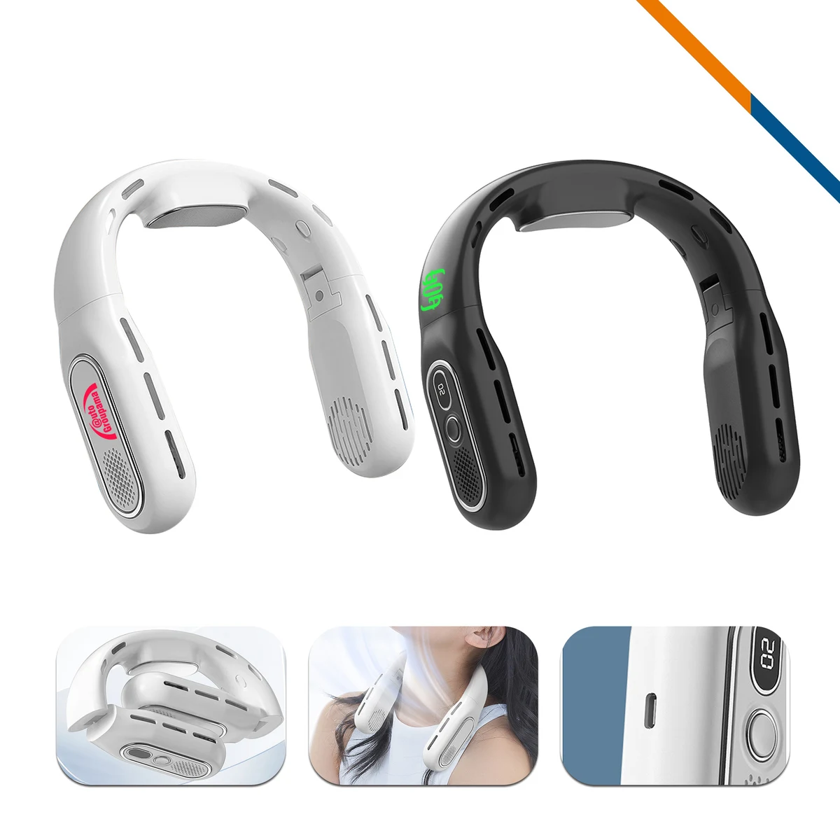 FlowNeck Foldable Bladeless Neck Fan 1