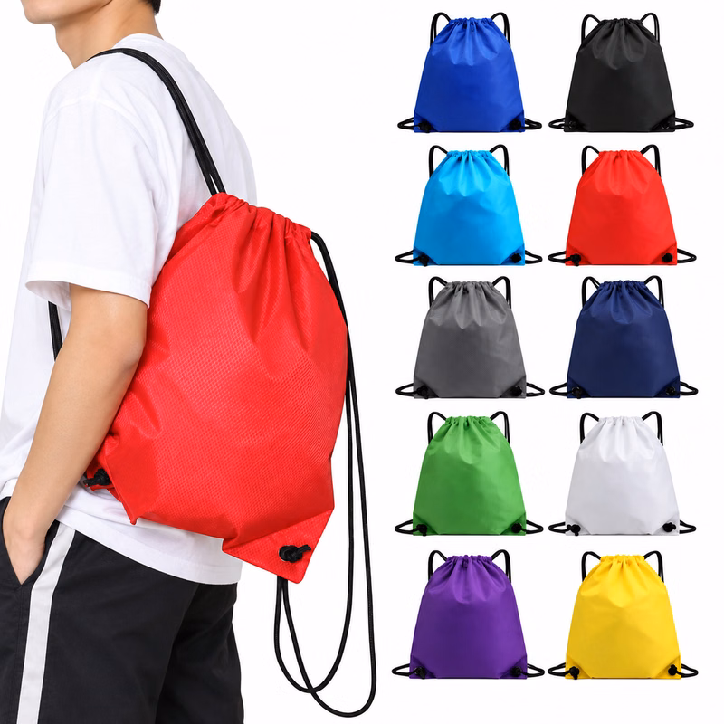 BasketBall Shaped Drawstring Backpack