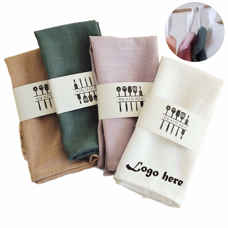Cotton Linen Napkin Set for Dining Table