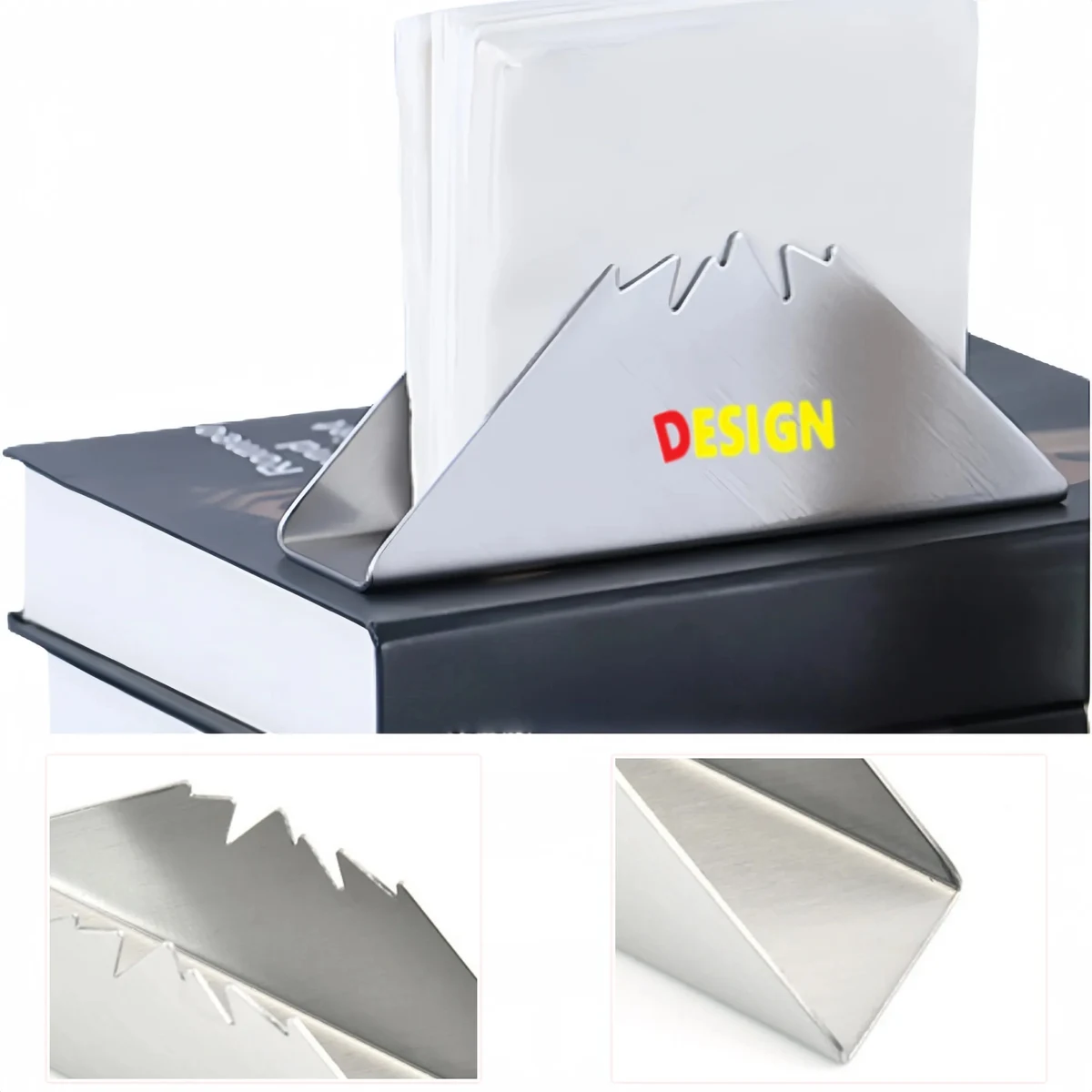 Triangular Stainless Steel Napkin Holder 1