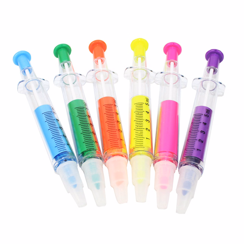 Syringe Pen & Highlighter Combo