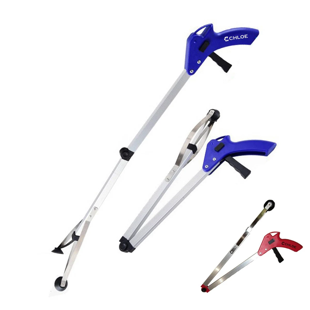 Aluminum Alloy Folding Garbage Clip Picker 1