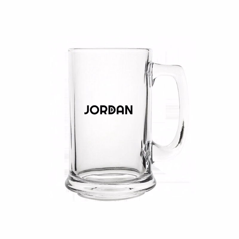 14 oz Custom Glass Coffee Mug