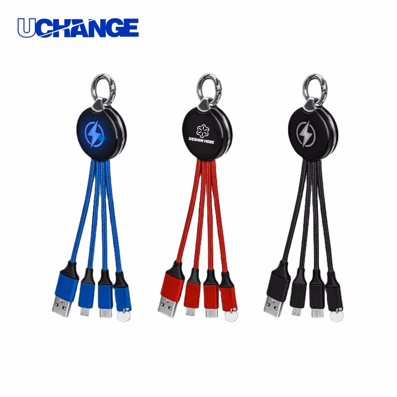 Three In One Luminous Charging Cable