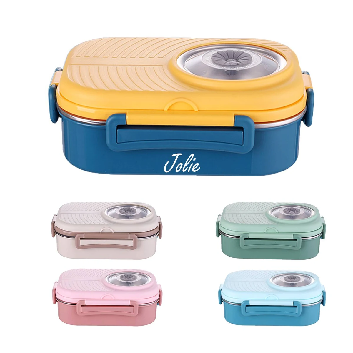 Leakproof Stainless Steel Bento Box with Soup Bowl 1
